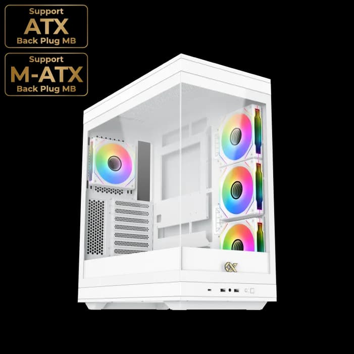 Xigmatek Meta Arctic White Gaming Case