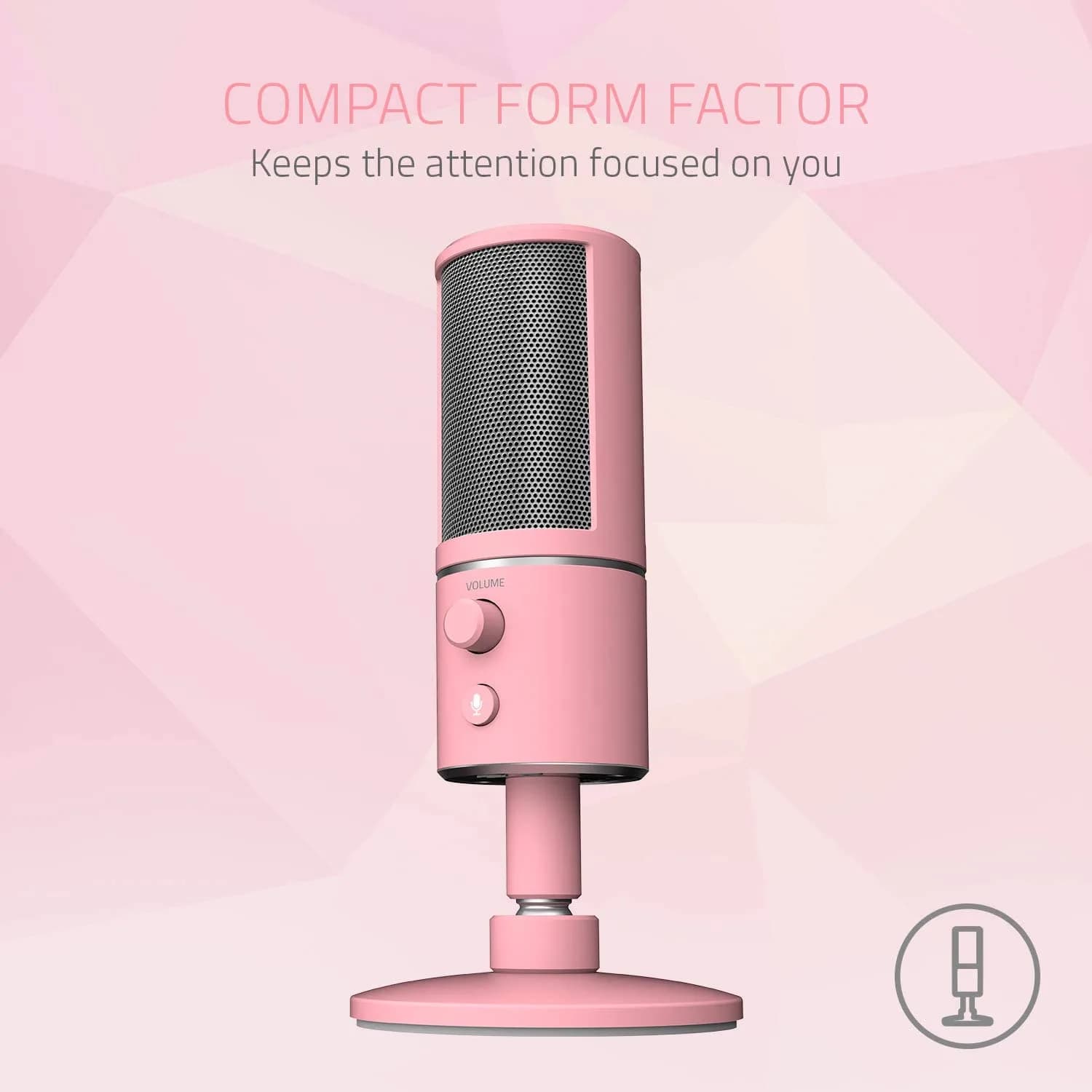 RAZER SEIREN X MIC pink