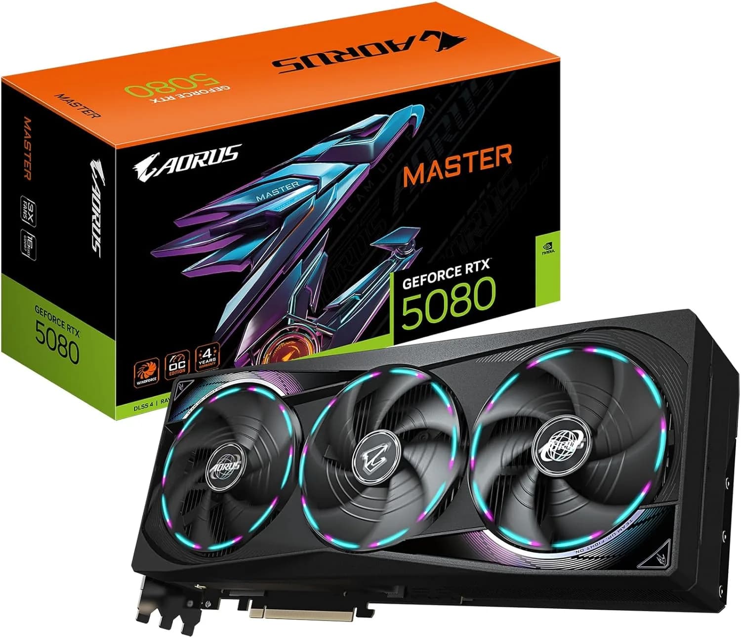 GIGABYTE AORUS GeForce RTX™ 5080 Master 16G