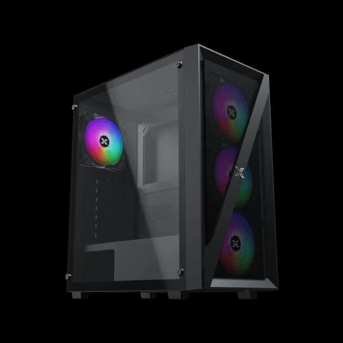 XIGMATEK CASE BLADE ATX MESHED BK