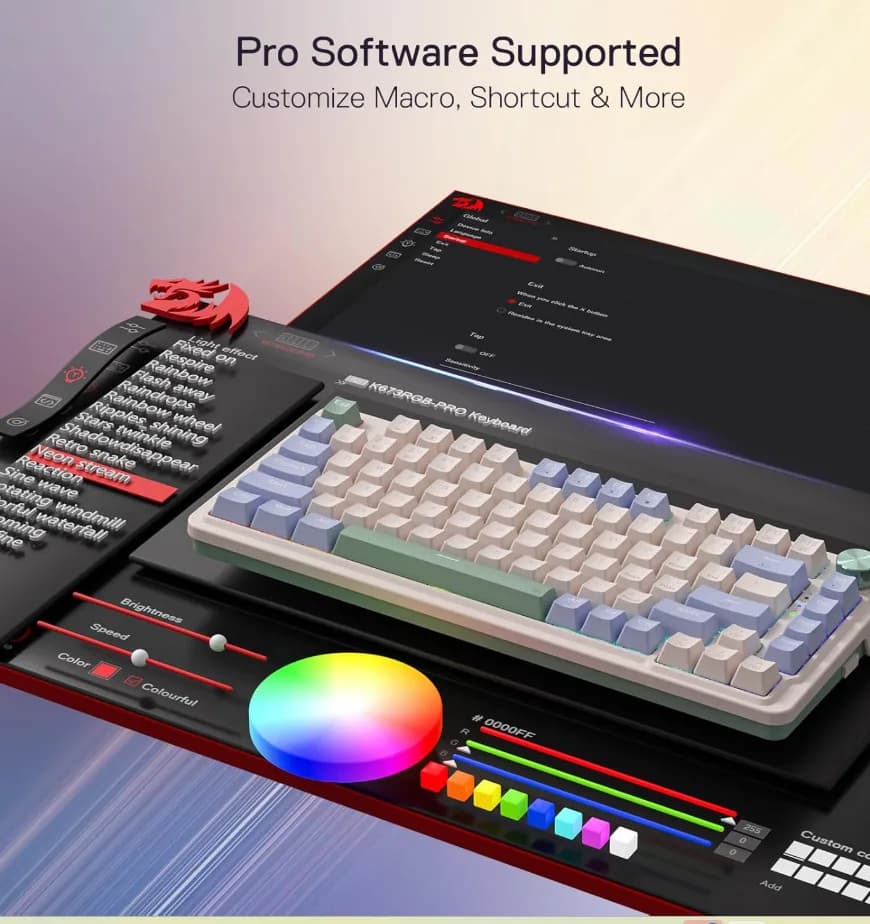 REDRAGON K673CPG-RGB