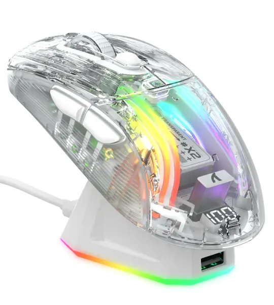 ATTACK SHARK X2 Pro Wireless White