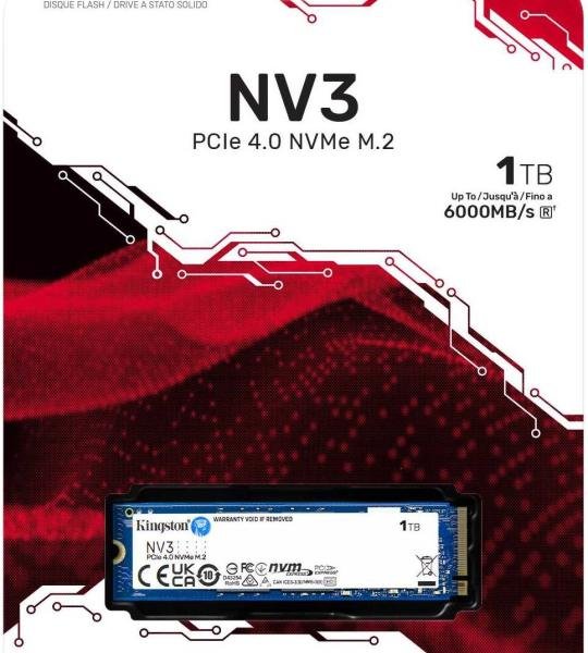 SSD KINGSTON 1TB M.2 GEN 4 NV3