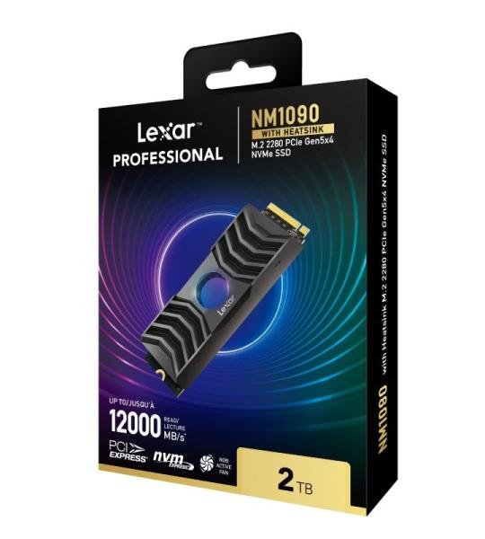 SSD LEXAR NM1090 2TB M.2 GEN 5 WITH HEATSINK