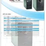 UPS GETX 2KV ONLINE 6 battery