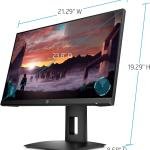HP 24" FHD 144Hz 1ms GTG IPS LED FreeSync Gaming Monitor (X24ih) - Black