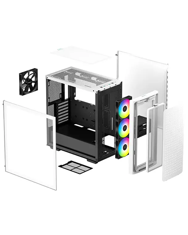 CASE DEEPCOOL CK560 WHITE