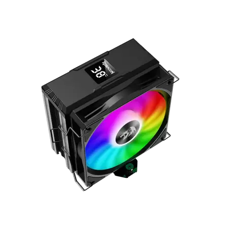 REDRAGON CC-1013 CPU Cooler With Temperature Display 12cm RGB Fan 4 Heat Pipes