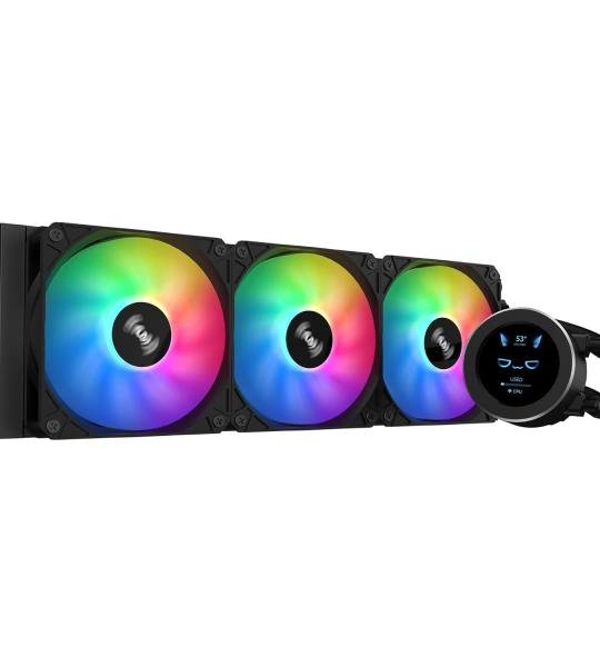 SAMA SM360 PRO AIO 360mm Liquid Cooler 2.8 inch Screen LCD Display CPU Cooler