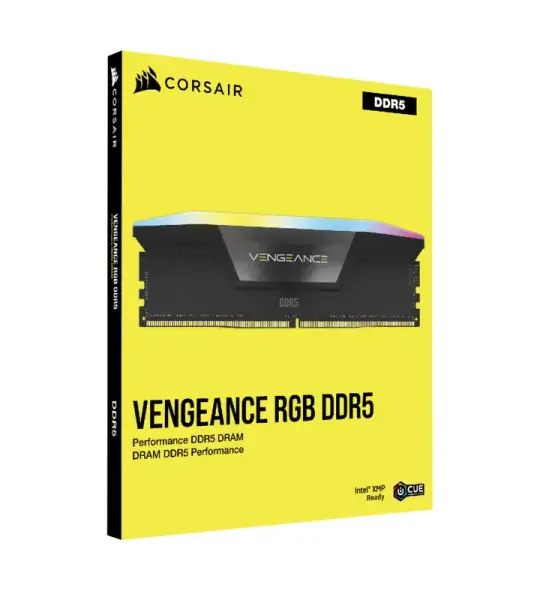 CORSAIR Vengeance DDR5 RAM 32GB (2x16GB) 6000MHz Black XMP