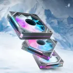 AsiaHorse AMICI-5GT RGB PC Fans, Infinity Mirror ARGB BLACK