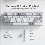 REDRAGON MECHANICAL KEYBOARD K631 WG-RGB 68KEYS