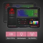 Redragon K728 PRO 80% Wireless Gasket Gaming Keyboard, 3-Mode 87 Keys TKL Mechanical Keyboard
