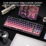 Redragon K728 PRO 80% Wireless Gasket Gaming Keyboard, 3-Mode 87 Keys TKL Mechanical Keyboard