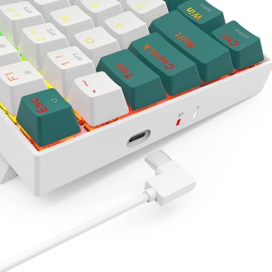 Redragon SINGED K678-PRO 82% 3-Mode Wireless RGB Gaming Keyboard