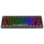 REDRAGON MECHANICAL KEYBOARD K617 CTB WIRED TRANSPARENT BLACK