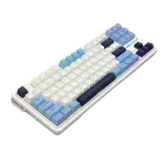 Redragon ANTONIUM K728 PRO 80% Wireless Gasket Gaming Keyboard, White & Blue