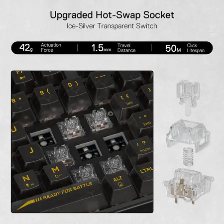 Redragon K658 PRO SE 90% 3-Mode Wireless RGB