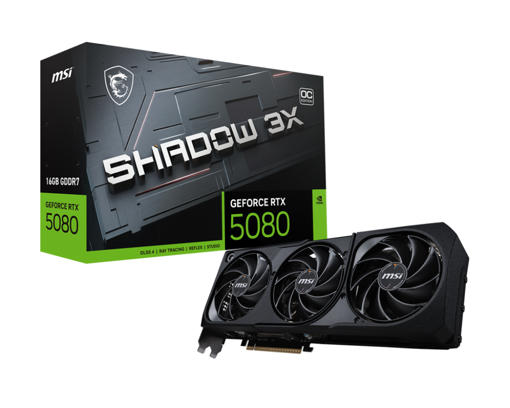 RTX 5080 MSI SHADOW X3 OC 16GB