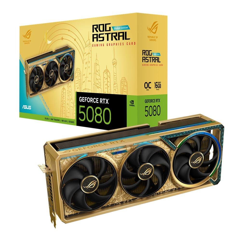 RTX 5080 ROG Astral DHAHAB EDITION OC
