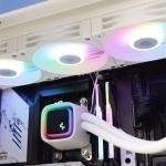 COOLER DEEPCOOL LS720 WHITE