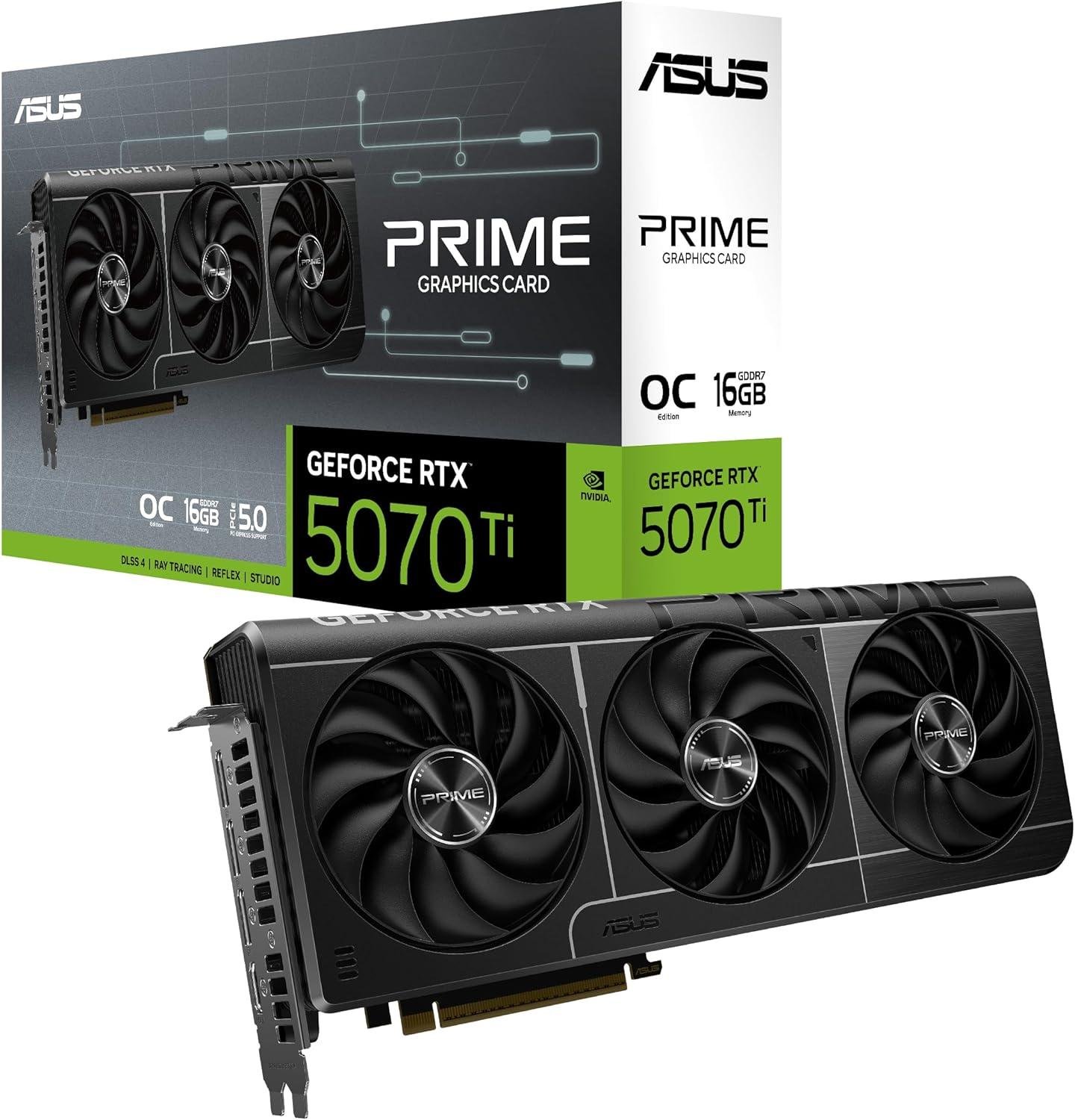 ASUS PRIME GeForce RTX™ 5070 Ti 16GB GDDR7