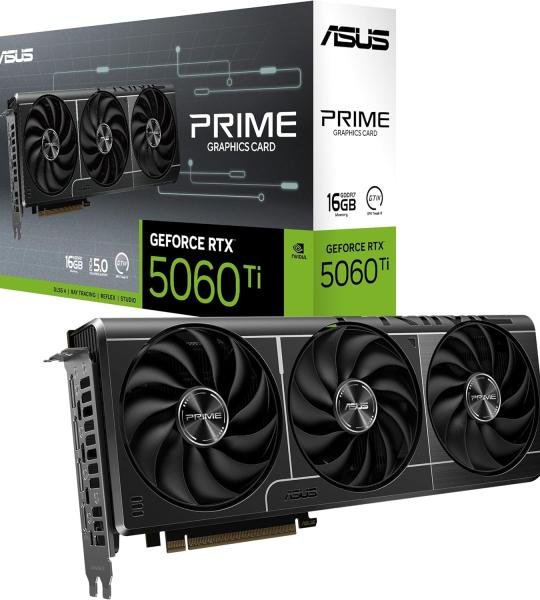 ASUS PRIME GeForce RTX™ 5060 Ti 16GB GDDR7 OC Edition