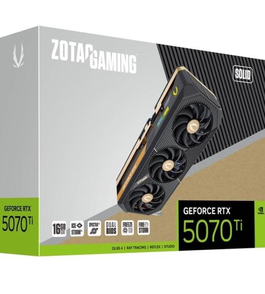 ZOTAC GAMING GeForce RTX 5070 Ti SOLID