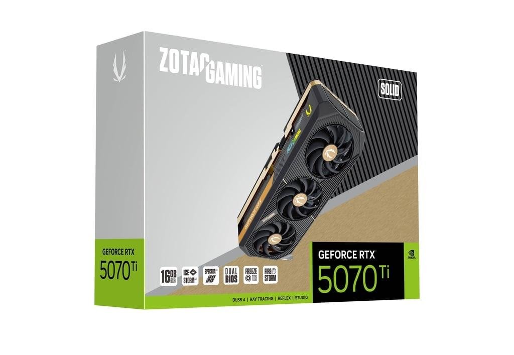 ZOTAC GAMING GeForce RTX 5070 Ti SOLID