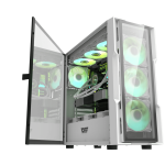 DK431 Glass E-ATX PC Case_WHITE
