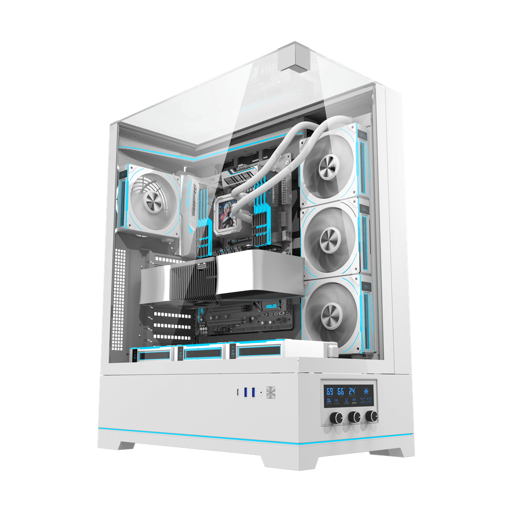 DY450L Pro ATX PC Case WHITE