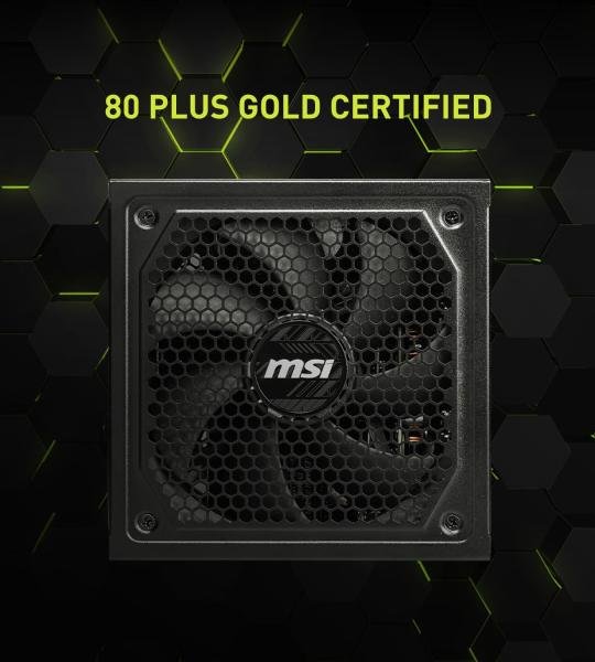 MSI MAG 1250GL PCIE 5 Gaming Power Supply - ATX 3.1 & PCIE 5.1 Ready