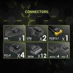 MSI MAG 1250GL PCIE 5 Gaming Power Supply - ATX 3.1 & PCIE 5.1 Ready