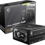 MSI MAG A1000GL PCIE 5 Gaming Power Supply - ATX 3.1 & PCIE 5.1