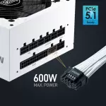 Segotep 850W White PCIe 5.1 Full Modular 80 Plus Gold PSU ATX 3.1