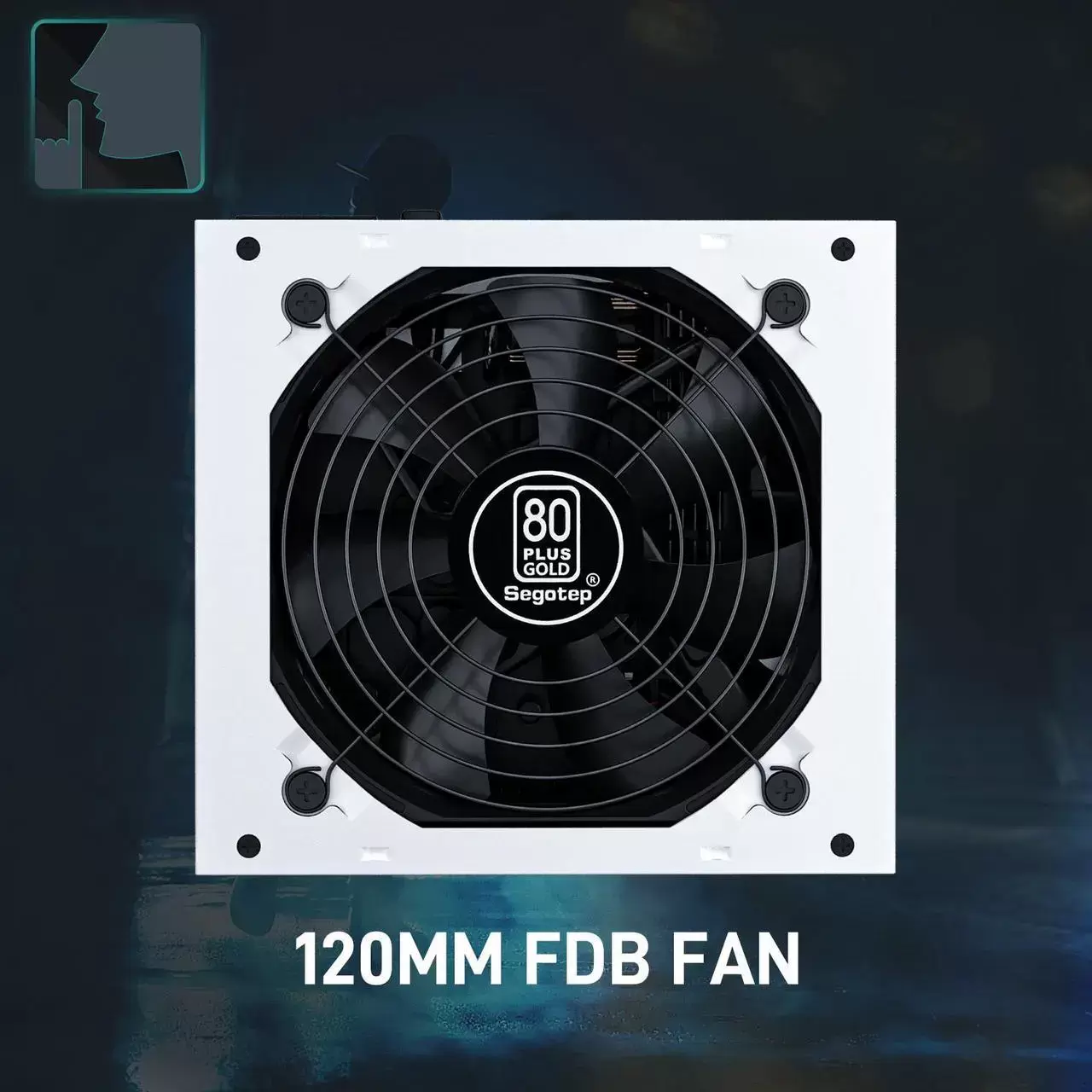 Segotep 850W White PCIe 5.1 Full Modular 80 Plus Gold PSU ATX 3.1