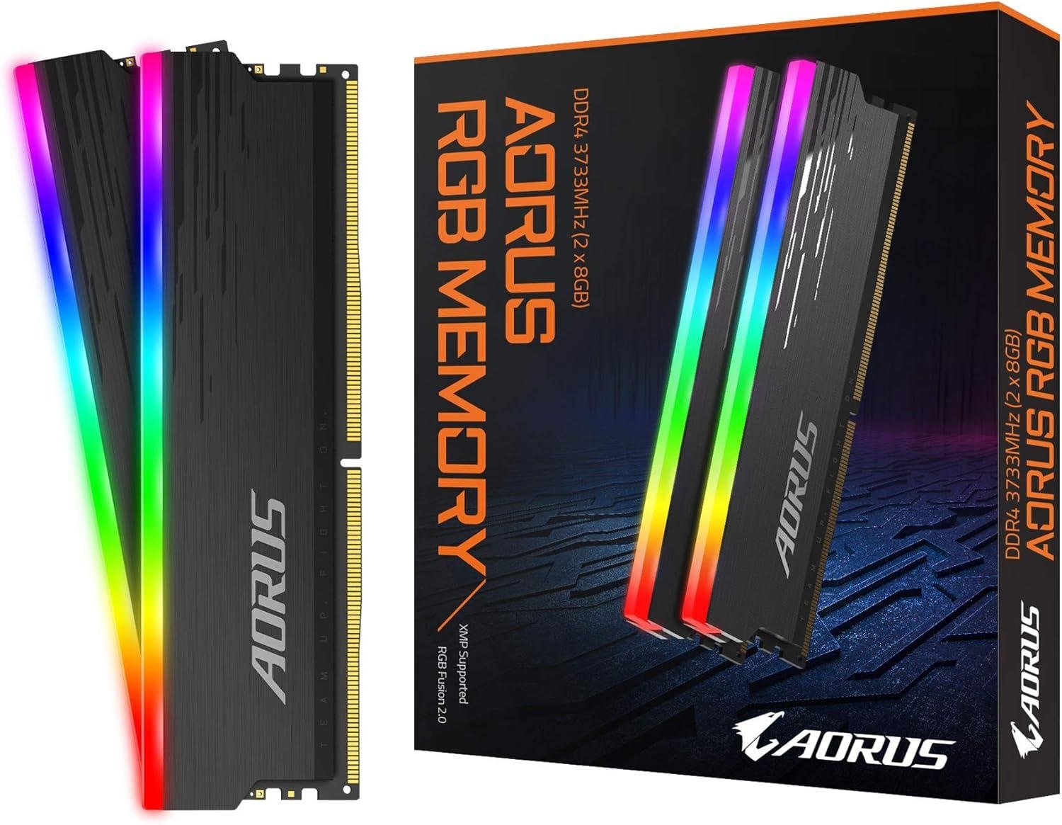 RAM AORUS 16GB (2x8GB) 3733MHZ RGB DDR4