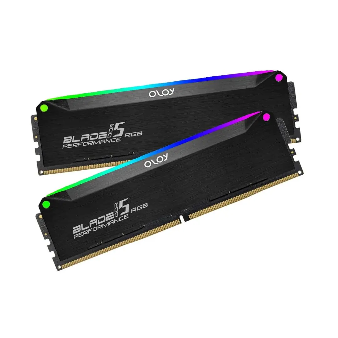 RAM OLOY 2x16 32GB Black Hairline Blade RGB 6000 MHz DDR5