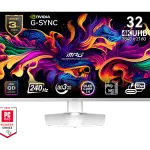 MSI MPG 321URXW QD-OLED WHITE 240HZ 4K 32INCH