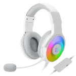 Redragon H350 Pandora RGB Wired Gaming Headset WHITE