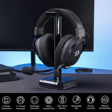 Redragon ARROW PRO H858 3-Mode Wireless Gaming Headset