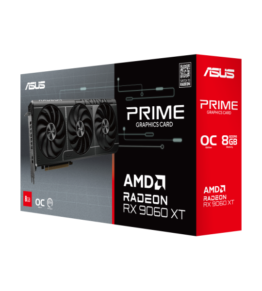 ASUS Prime Radeon™ RX 9060 XT 8GB GDDR6 OC Edition